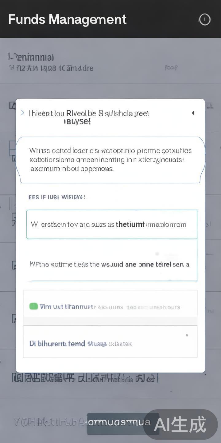 在“资金管理”界面，点击“提现”按钮，系统会弹出一